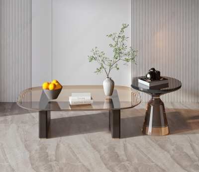 现代茶几3D模型下载